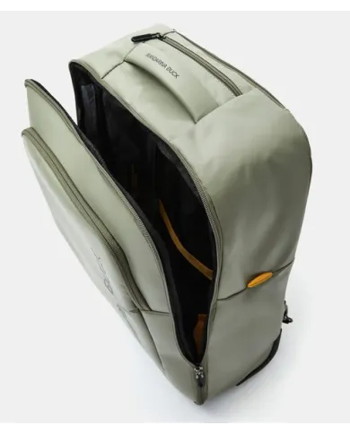 Mandarina Duck Eco Coated Trolley Backpack – Zaino Trolley da Viaggio in tessuto impermeabile Verde chiaro