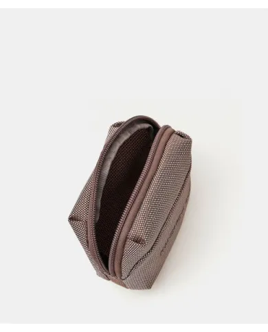 Mandarina Duck Portachiavi MD 20 in Tessuto Mitrix Taupe
