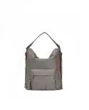 Mandarina Duck Borsa Zaino Multifunzionale in Tessuto Mitrix MD 20 Taupe