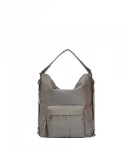 Mandarina Duck Borsa Zaino Multifunzionale in Tessuto Mitrix MD 20 Taupe