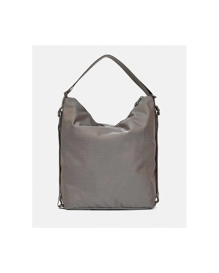 Mandarina Duck Borsa Zaino Multifunzionale in Tessuto Mitrix MD 20 Taupe