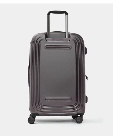 Mandarina Duck Logoduck+ Trolley Medio Rigido Espandibile - Valigia 4 Ruote in Policarbonato Marrone
