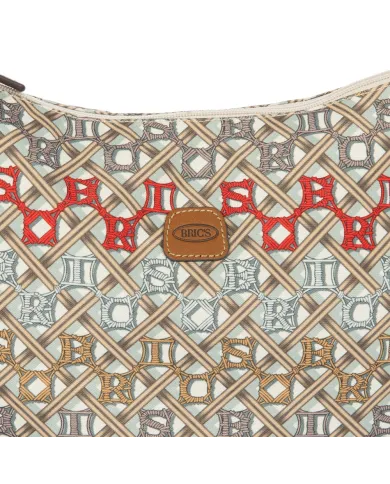 Bric's Borsa leggera in nylon X-Collection Beige/Multicolor