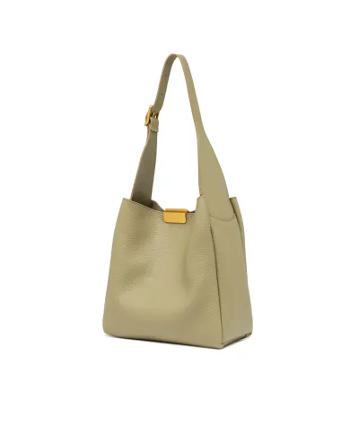 Gianni Chiarini Borsa a Spalla Jo in Pelle Martellata Verde