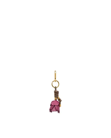 Gianni Chiarini Portachiavi Charm Fiore Fucsia