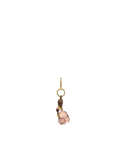 Gianni Chiarini Portachiavi Charm Fiore Rosa