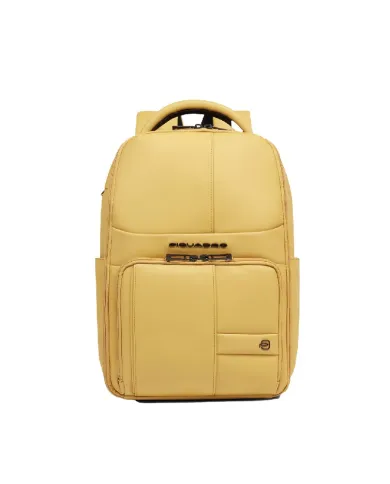 Piquadro Zaino da viaggio impermeabile porta pc 14 Giallo