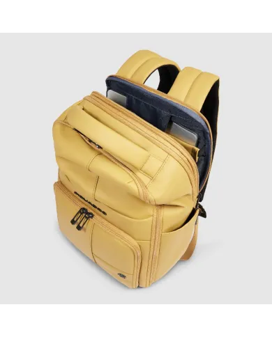 Piquadro Zaino da viaggio impermeabile porta pc 14 Giallo