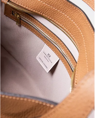 Loristella Borsa a Spalla in Pelle Mary Beige