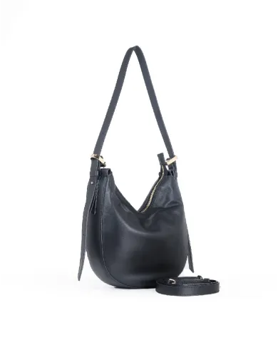 Loristella Borsa piccola in pelle Vicky Nero