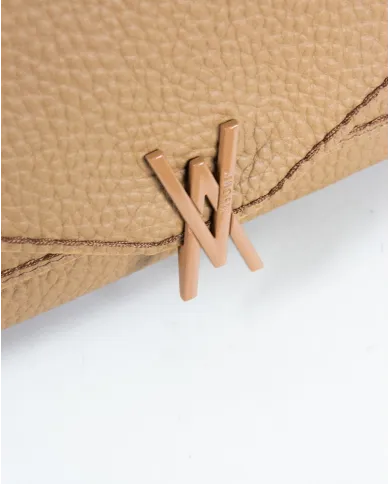 Visona Borsa donna a mano in pelle Valentina Beige