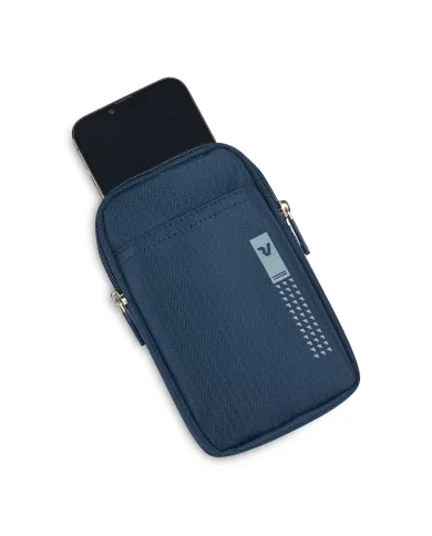 Roncato Porta smartphone con tracolla Lite Soft Blu