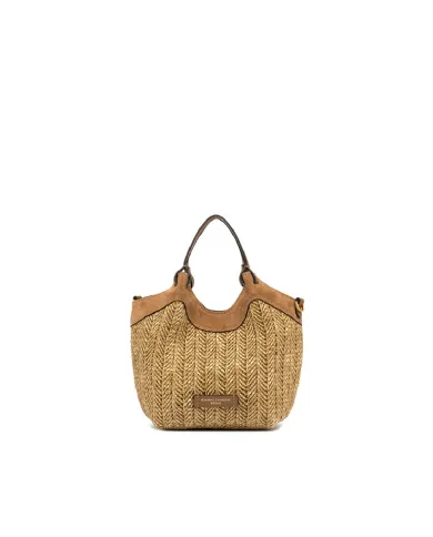 Gianni Chiarini Borsa piccola in paglia Dua Beige