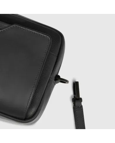 Piquadro Pochette in pelle Ael Nero