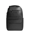 Piquadro Zaino in pelle con porta pc 15,6" Solm Nero