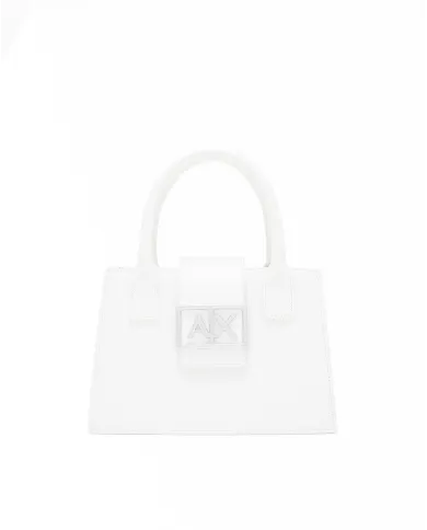 Armani Exchange Borsa a mano piccola Bianco