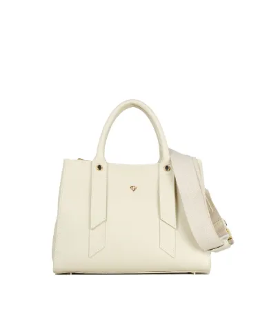Caleidos Borsa a mano in pelle Beige
