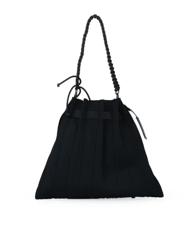 FRI-YAY Borsa a tracolla plisse Nero