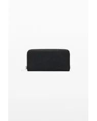 Desigual Portafoglio donna con zip Nero