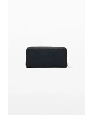 Desigual Portafoglio donna con zip Nero