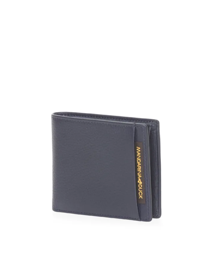 Mandarina Duck Portafoglio in pelle piccolo "Dual" Blu