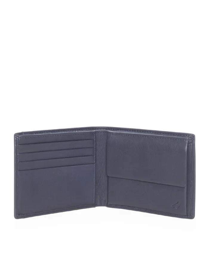 Mandarina Duck Portafoglio in pelle piccolo "Dual" Blu