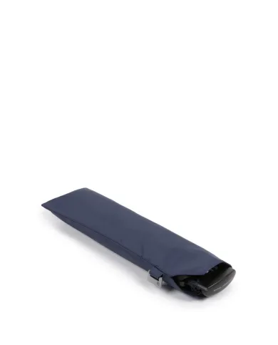 Piquadro Ombrello mini manuale, ultra sottile Blu