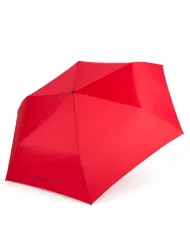 Piquadro Ombrello ultra leggero apri/chiudi automatico Rosso