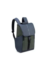 Delsey Zaino Antifurto Impermeabile Securflap Porta PC 15.6" Verde