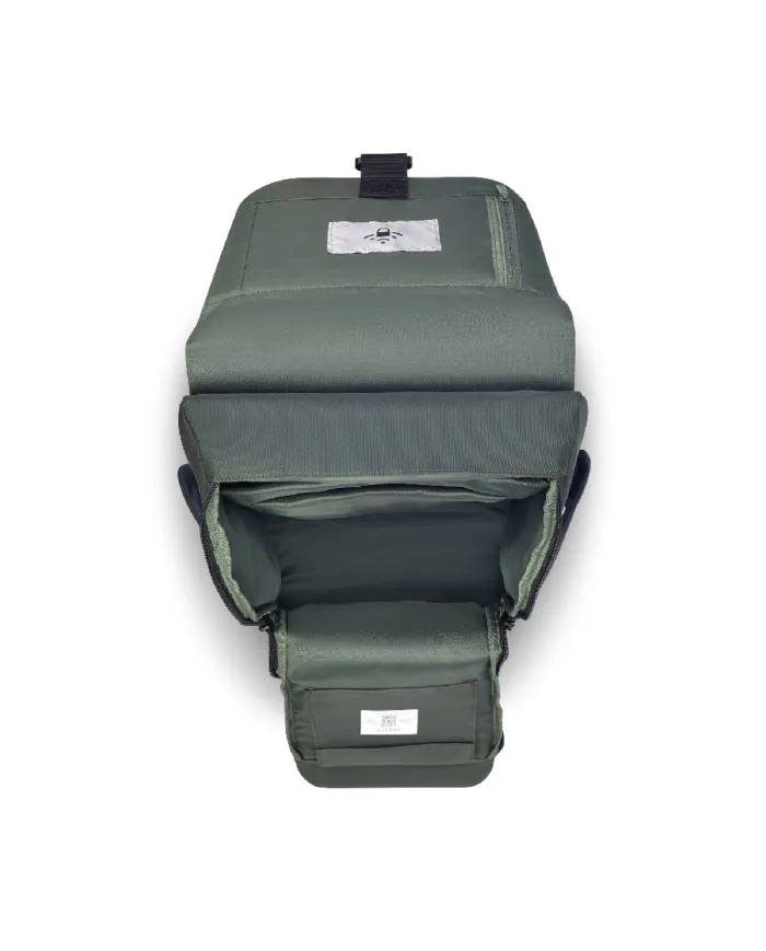 Delsey Zaino Antifurto Impermeabile Securflap Porta PC 15.6" Verde