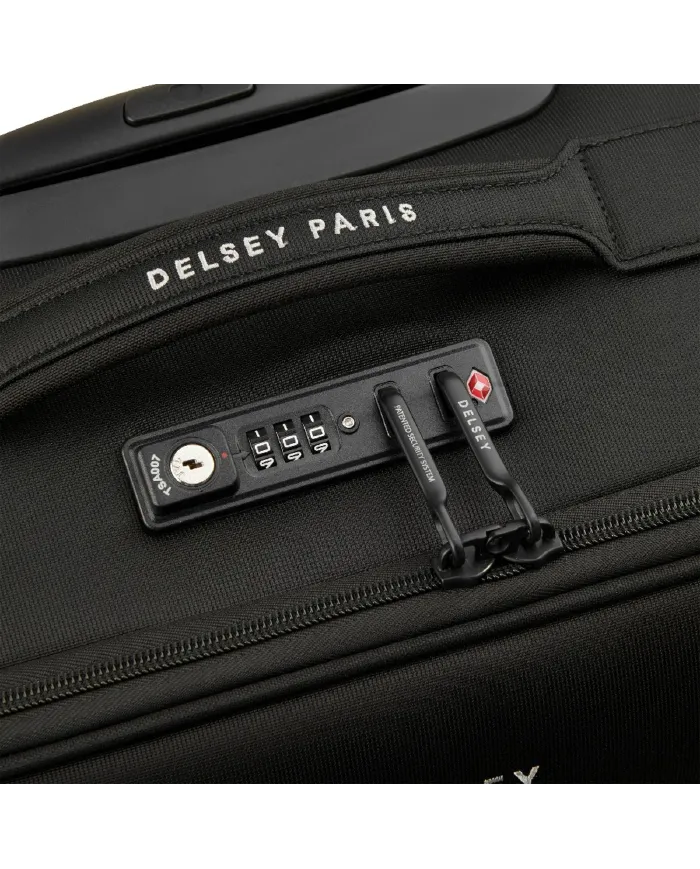 Delsey Cartella trolley pilotina Brochant 3 Nero