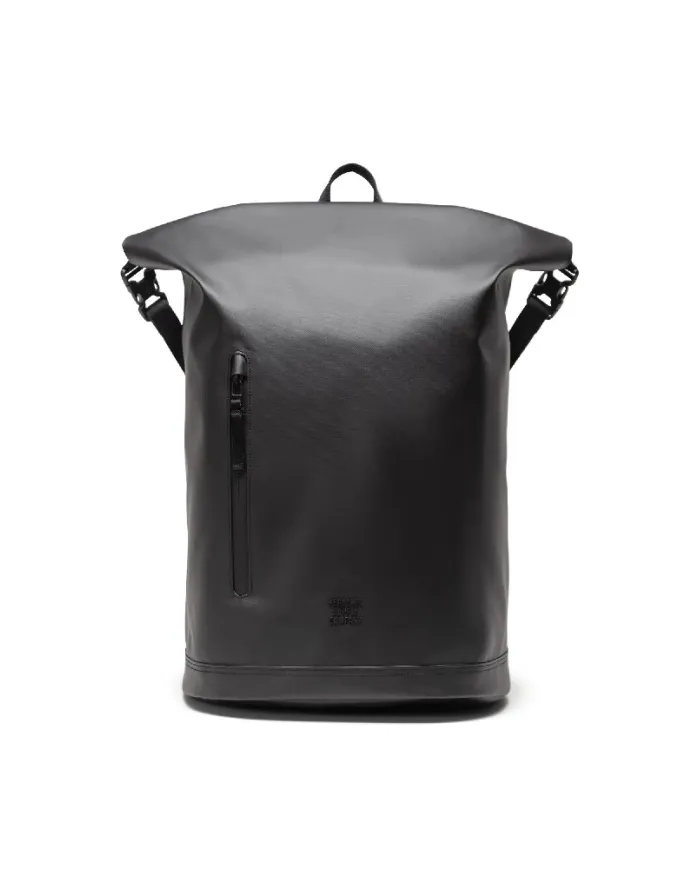 Herschel Zaino Roll Top Impermeabile Porta Laptop Nero