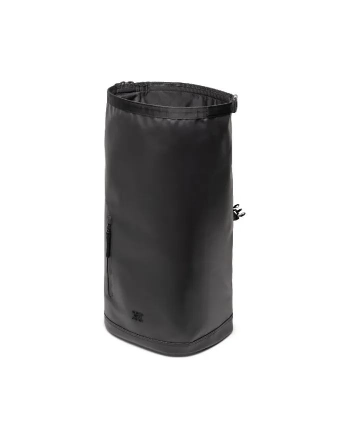 Herschel Zaino Roll Top Impermeabile Porta Laptop Nero