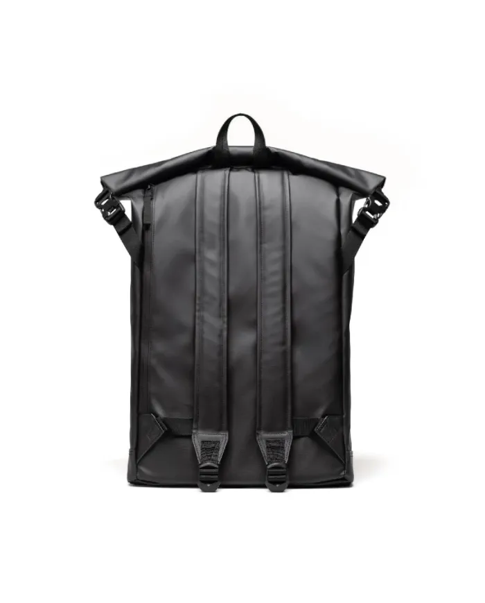 Herschel Zaino Roll Top Impermeabile Porta Laptop Nero