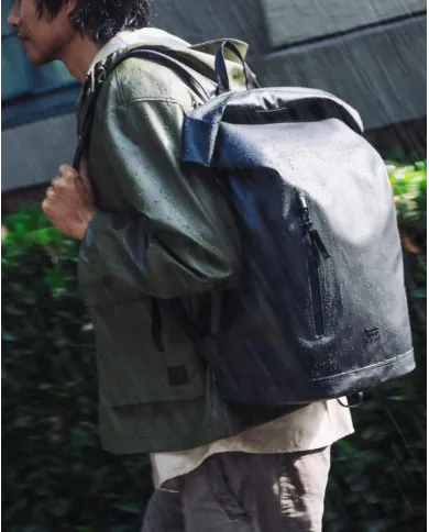 Herschel Zaino Roll Top Impermeabile Porta Laptop Rosa