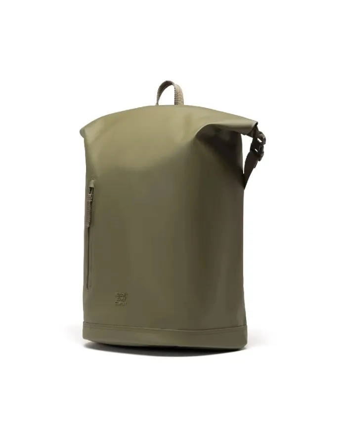Herschel Zaino Roll Top Impermeabile Porta Laptop Verde