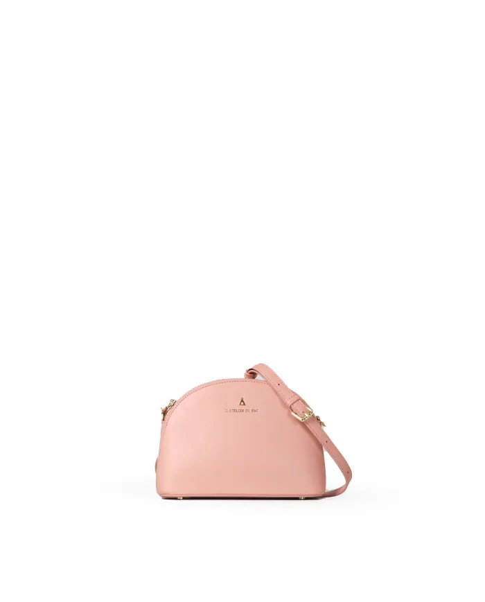 Atelier du Sac Borsa Bandoliera piccola Cleo con 3 Scomparti Cipria