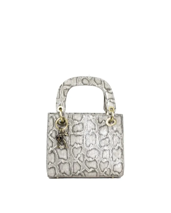 Atelier du Sac Borsa piccola Mini Alienor Reptiles Beige