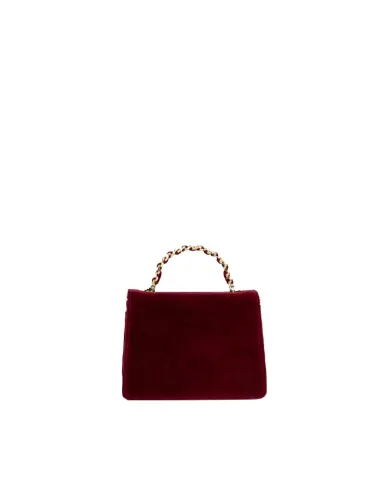 Atelier du Sac Borsa in velluto Jules Velours Rosso