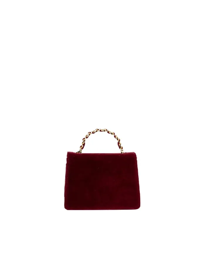 Atelier du Sac Borsa in velluto Jules Velours Rosso