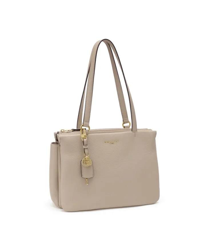 Nannini Borsa a tracolla pelle Yvonne Beige