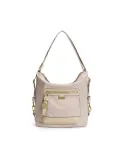 Nannini Borsa zaino in tessuto Liberty Beige