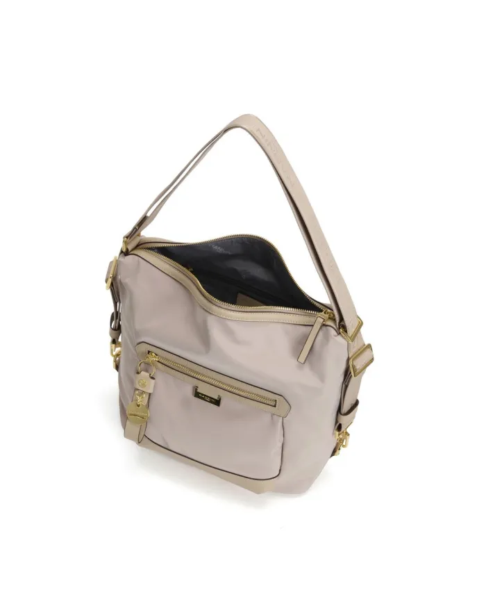 Nannini Borsa zaino in tessuto Liberty Beige