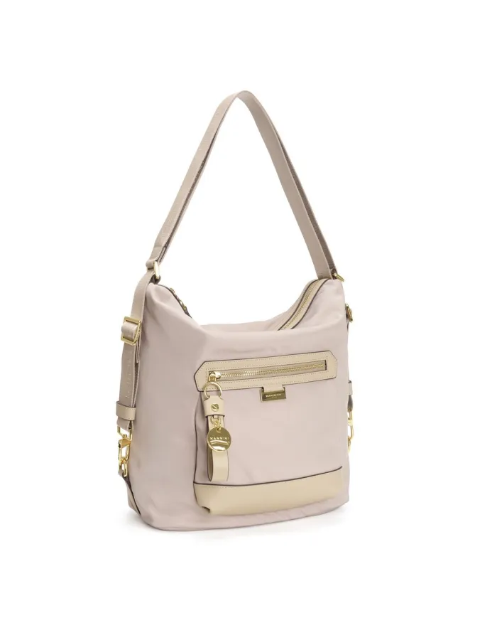 Nannini Borsa zaino in tessuto Liberty Beige