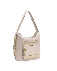 Nannini Borsa zaino in tessuto Liberty Beige
