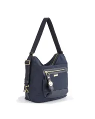 Nannini Borsa zaino in tessuto Liberty Blu