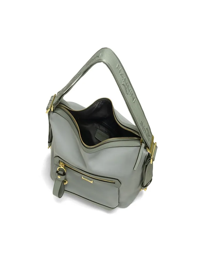 Nannini Borsa zaino in tessuto Liberty Blu
