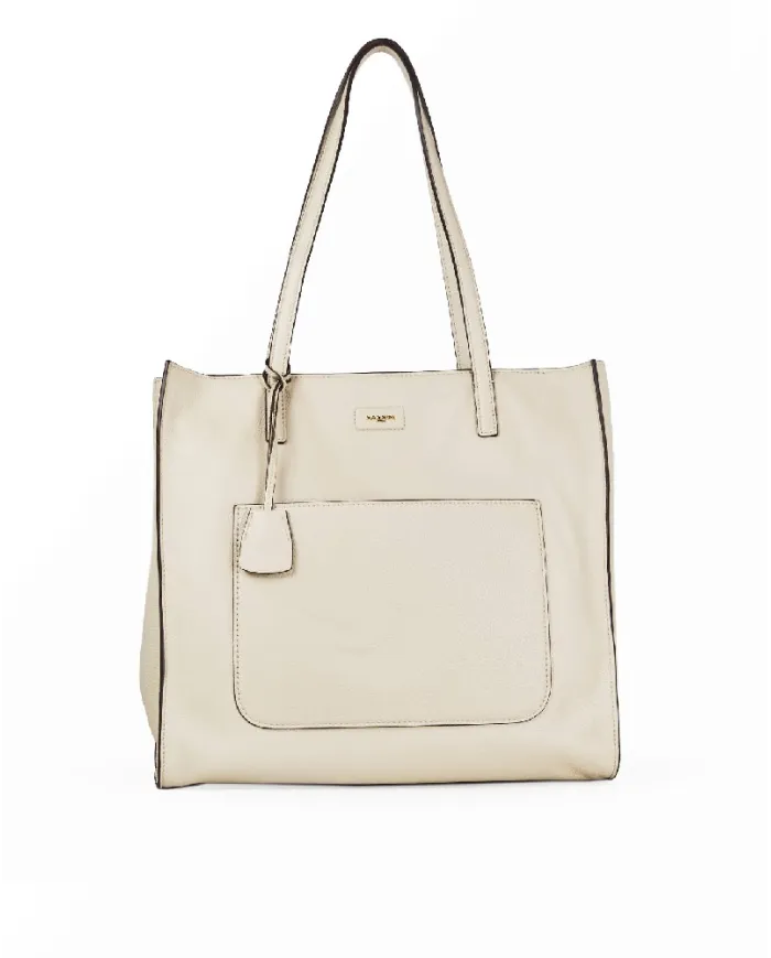 Nannini Shopping bag pelle Carla-L Beige
