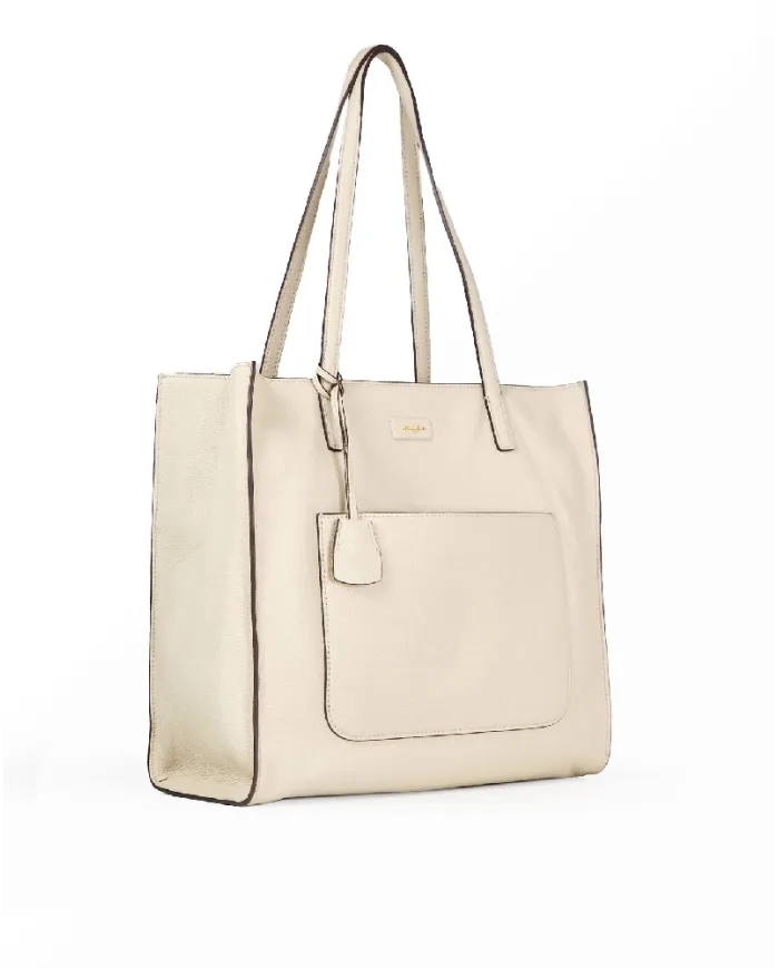 Nannini Shopping bag pelle Carla-L Beige