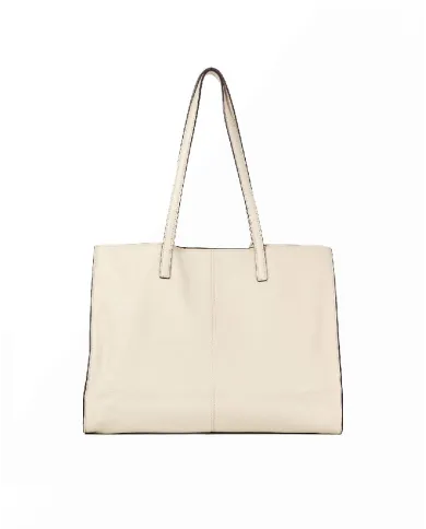Nannini Shopping bag pelle Helga-M Beige